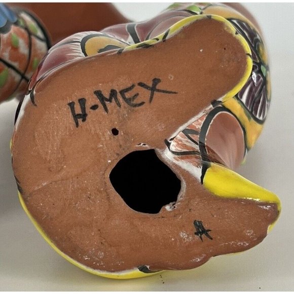 Mexican Painted Cat Red Clay  6.5 “ Tall - Picture 6 of 6